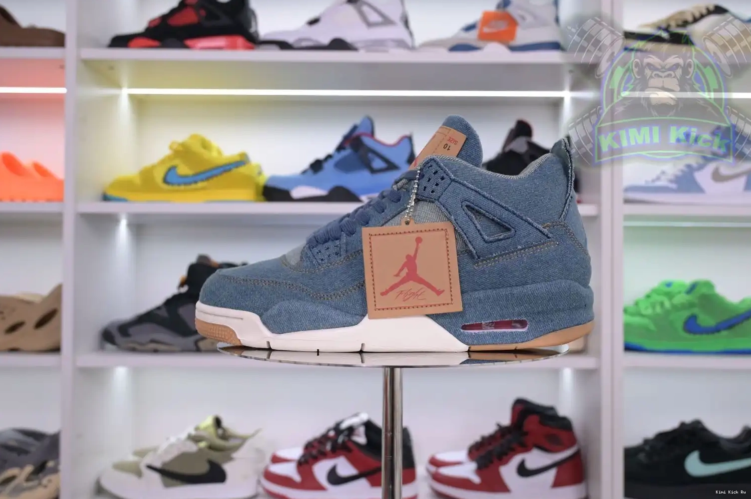 Jordan Air Kimikick Jordan 4 levis denim retro 0725